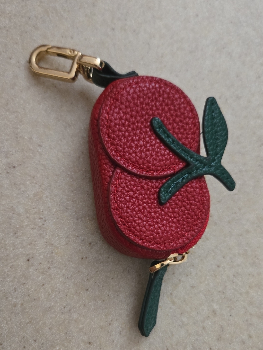 Cherry Pouch Purse Charm